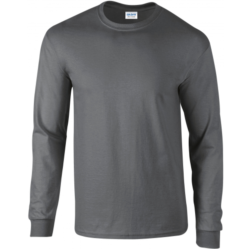 charcoal Camiseta Ultra Cotton™ manga larga