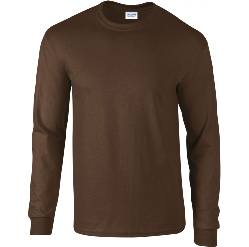 dark chocolate Camiseta Ultra Cotton™ manga larga