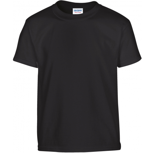 black Camiseta Heavy niños