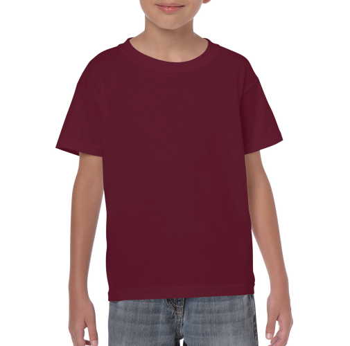 maroon (x72) Camiseta Heavy niños