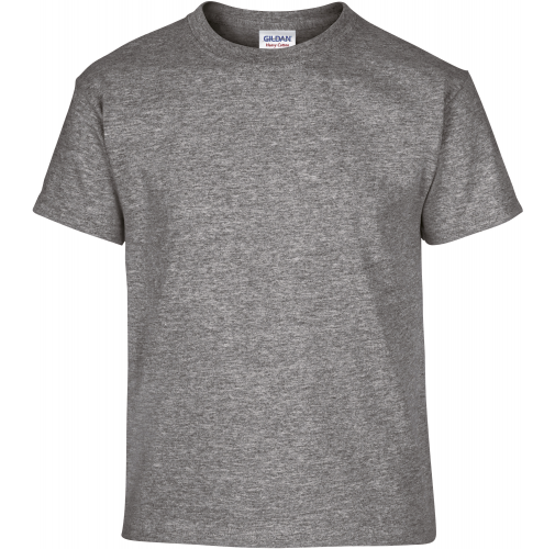 graphite heather Camiseta Heavy niños