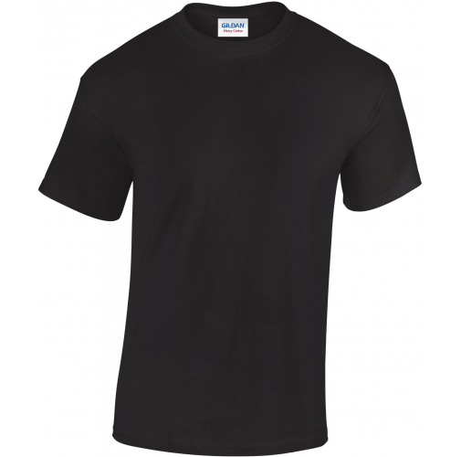 black Camiseta Heavy Cotton™ hombre