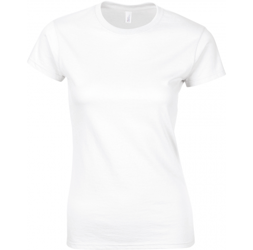 white Camiseta SoftStyle mujer