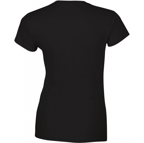 black Camiseta SoftStyle mujer