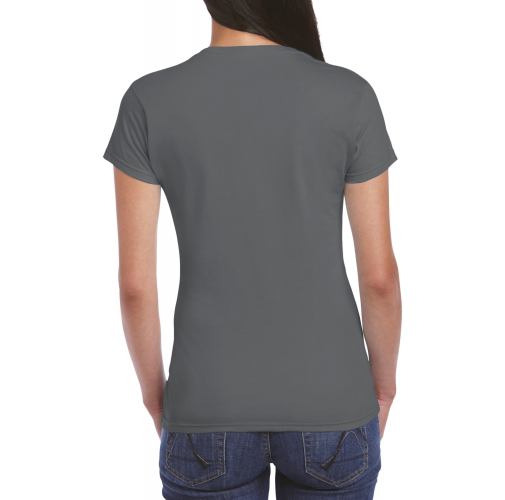 charcoal Camiseta SoftStyle mujer