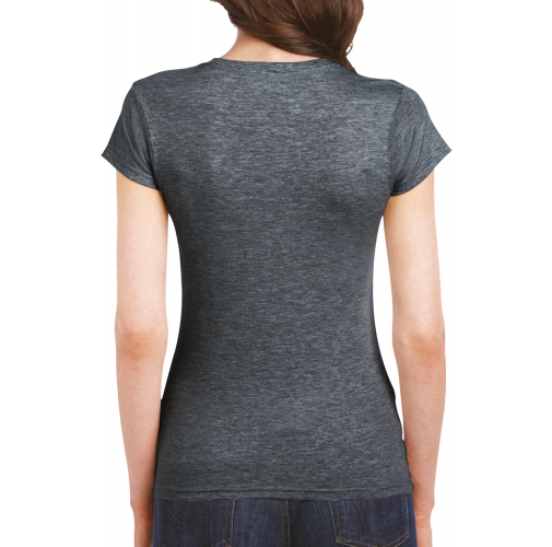 dark heather Camiseta SoftStyle mujer