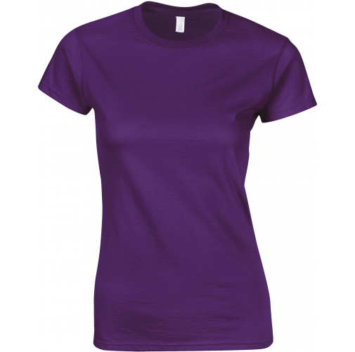 purple Camiseta SoftStyle mujer