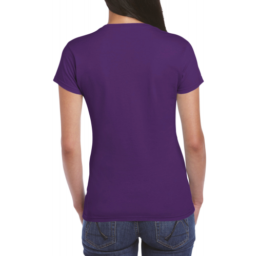 purple Camiseta SoftStyle mujer