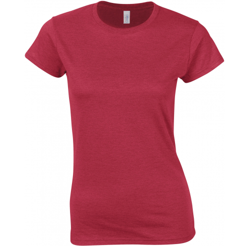 antique cherry red Camiseta SoftStyle mujer