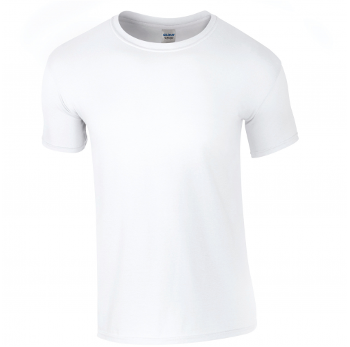 white Camiseta SoftStyle hombre