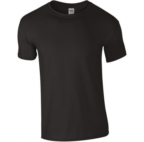 black Camiseta SoftStyle hombre