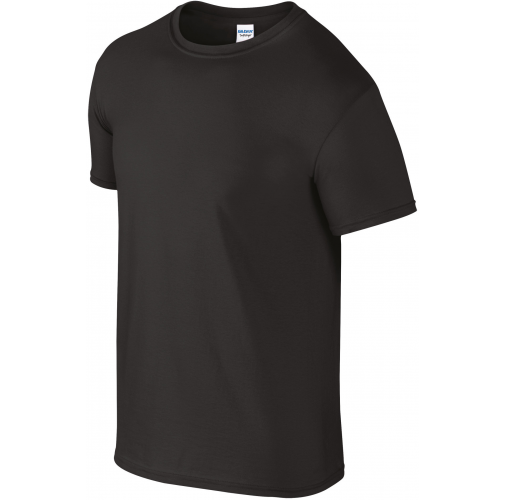 black Camiseta SoftStyle hombre