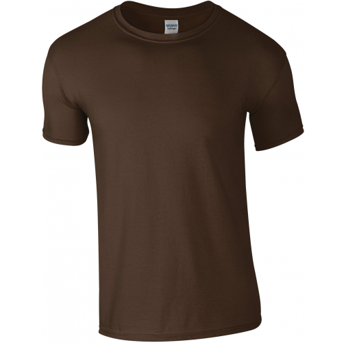 dark chocolate Camiseta SoftStyle hombre