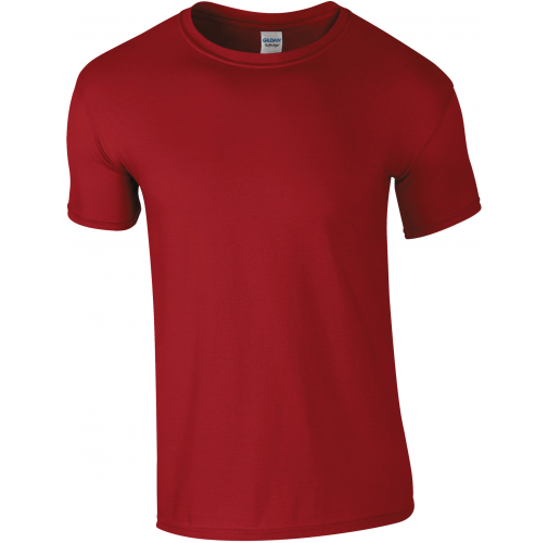 cardinal red Camiseta SoftStyle hombre