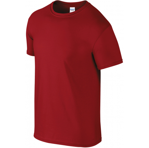 cardinal red Camiseta SoftStyle hombre