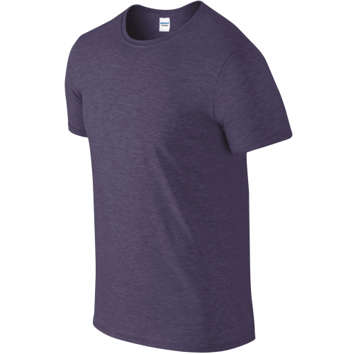 heather navy Camiseta SoftStyle hombre