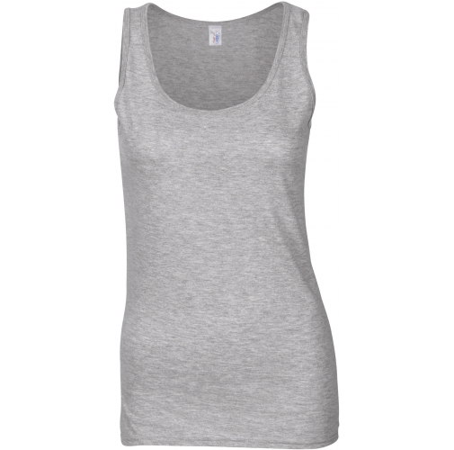 Camiseta Softstyle sin mangas mujer