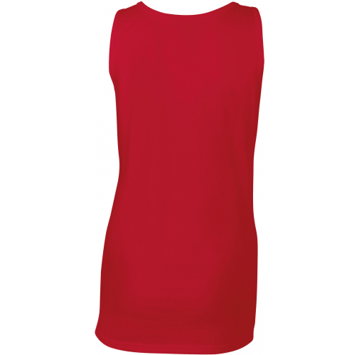 cherry red Camiseta SoftStyle sin mangas mujer
