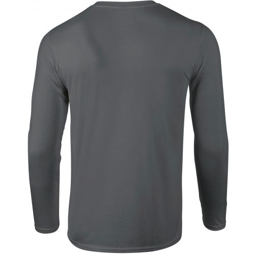 charcoal Camiseta SoftStyle manga larga hombre