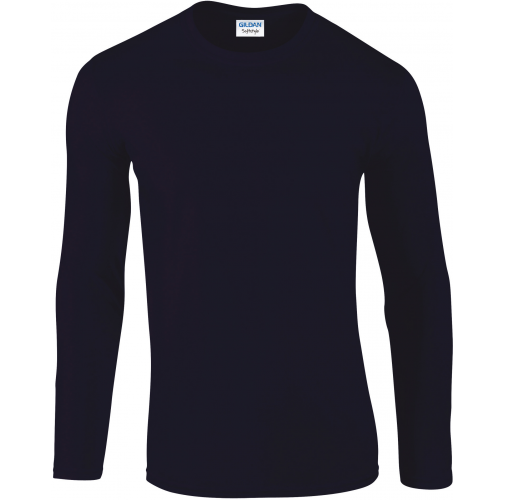 navy Camiseta SoftStyle manga larga hombre