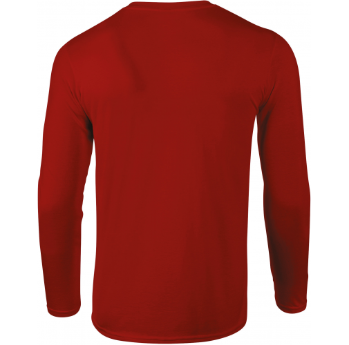 red Camiseta SoftStyle manga larga hombre