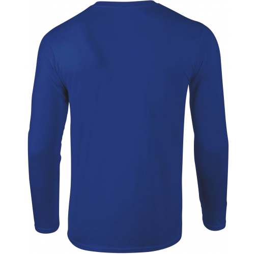 royal blue Camiseta SoftStyle manga larga hombre