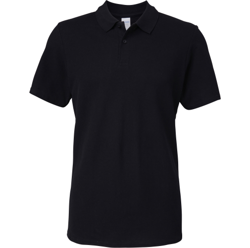 black Polo Sofstyle Doble Piqué hombre