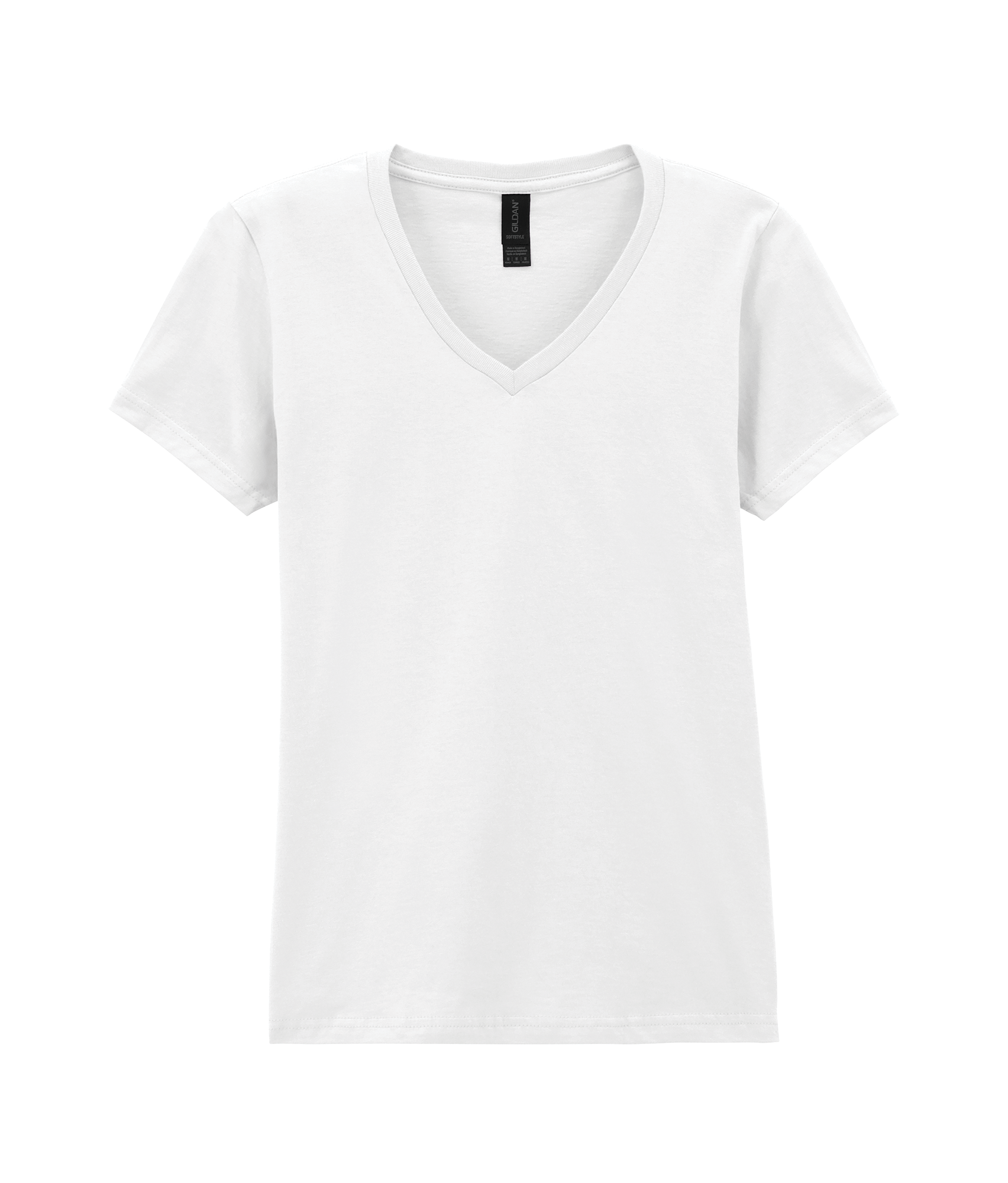 Camiseta SoftStyle cuello de pico mujer