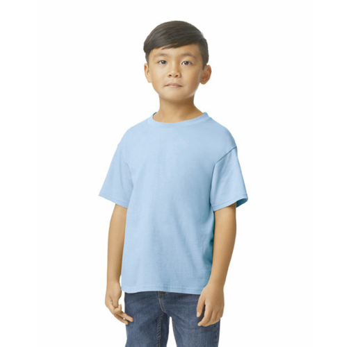 light blue Camiseta SoftStyle midweight infantil