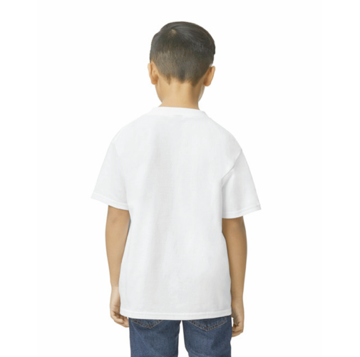 white Camiseta SoftStyle midweight infantil