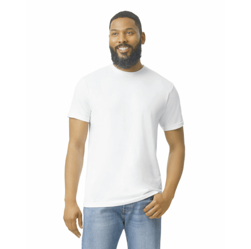 white Camiseta SoftStyle CVC hombre