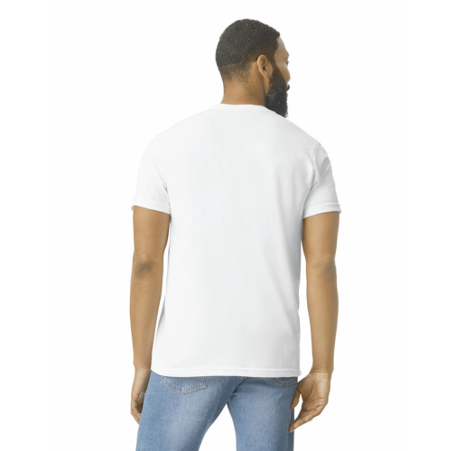 white Camiseta SoftStyle CVC hombre