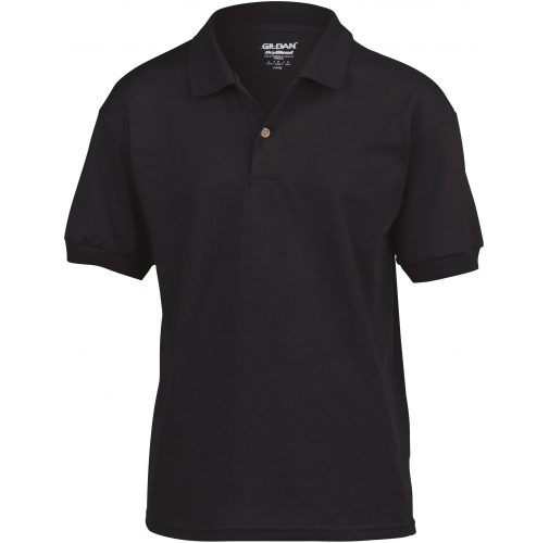 black Polo jersey Dryblend niños