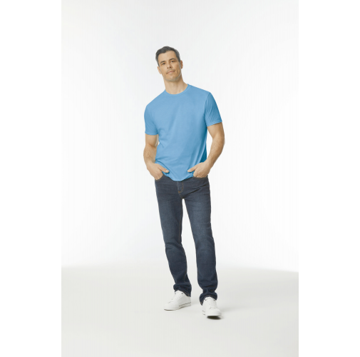 baby blue Camiseta SoftStyle para adultos