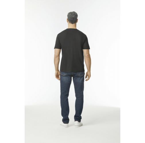 black Camiseta SoftStyle para adultos
