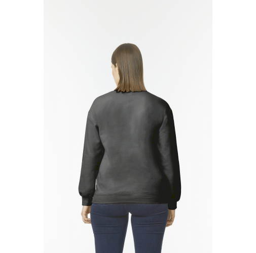 black Sudadera cuello redondo Midweight SoftStyle