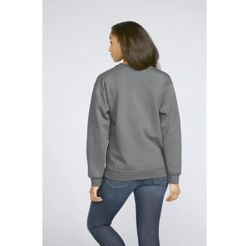 charcoal Sudadera cuello redondo Midweight SoftStyle