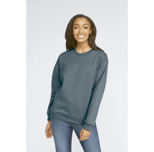 dark heather Sudadera cuello redondo Midweight SoftStyle