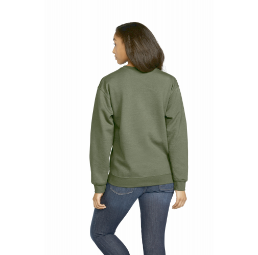 military green Sudadera cuello redondo Midweight SoftStyle