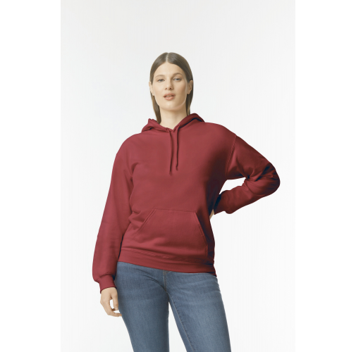 maroon Sudadera con capucha Midweight SoftStyle
