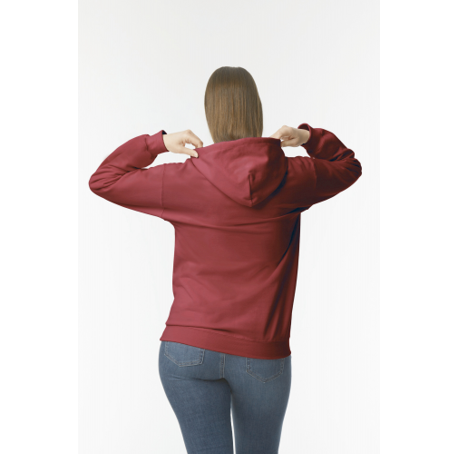 maroon Sudadera con capucha Midweight SoftStyle