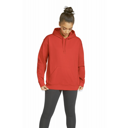 red Sudadera con capucha Midweight SoftStyle