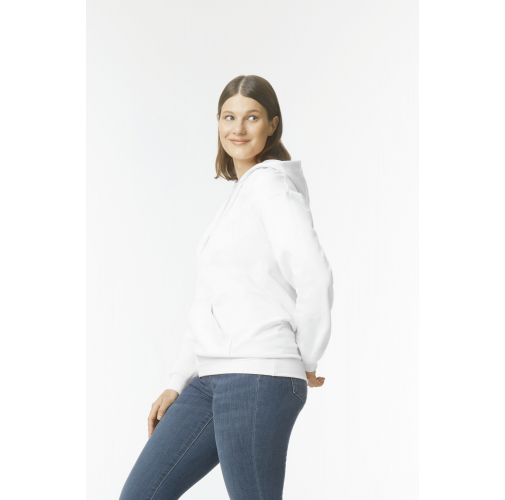 white Sudadera con capucha Midweight SoftStyle