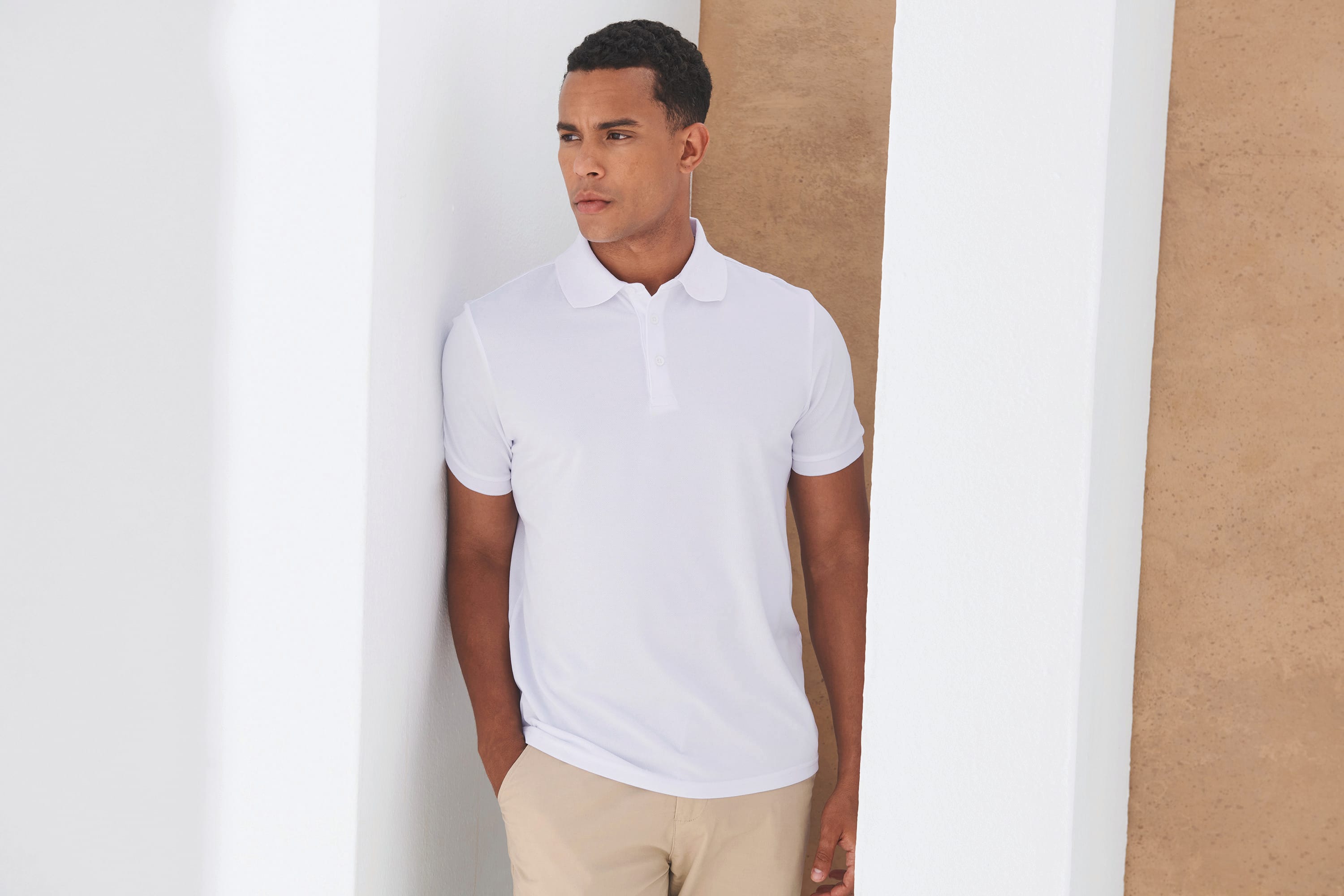 POLO POLIÉSTER RECICLADO HOMBRE<BR/>