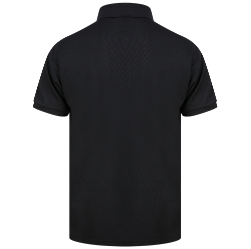 black Polo poliéster reciclado hombre<br/>