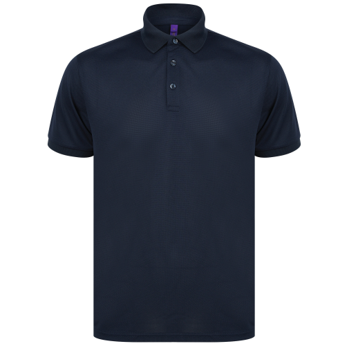 navy Polo poliéster reciclado hombre<br/>