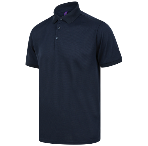 navy Polo poliéster reciclado hombre<br/>