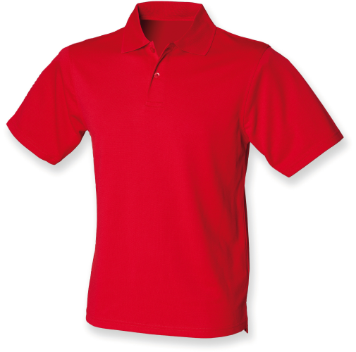 classic red Polo Cool Plus hombre