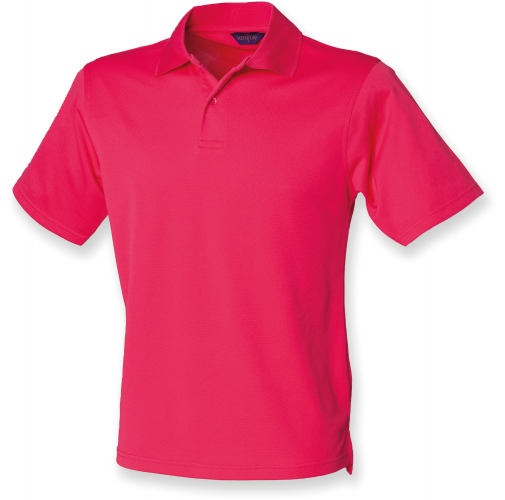 bright pink Polo Cool Plus hombre