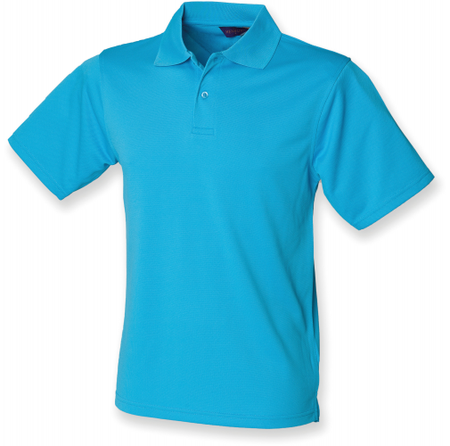 turquoise Polo Cool Plus hombre